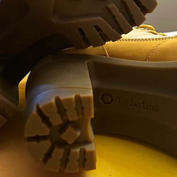 Timberland Lana Block Heel Wheat Nubuck Bootie Boots - Picture 11 of 15